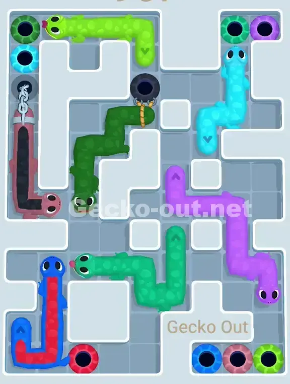 Gecko Out Level 967 Solution 2