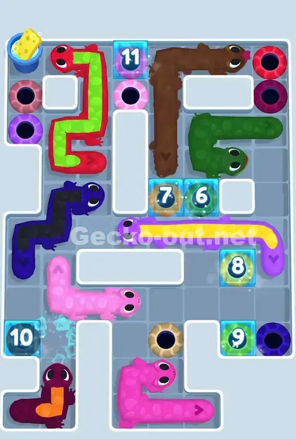 Gecko Out Level 847 Solution 1