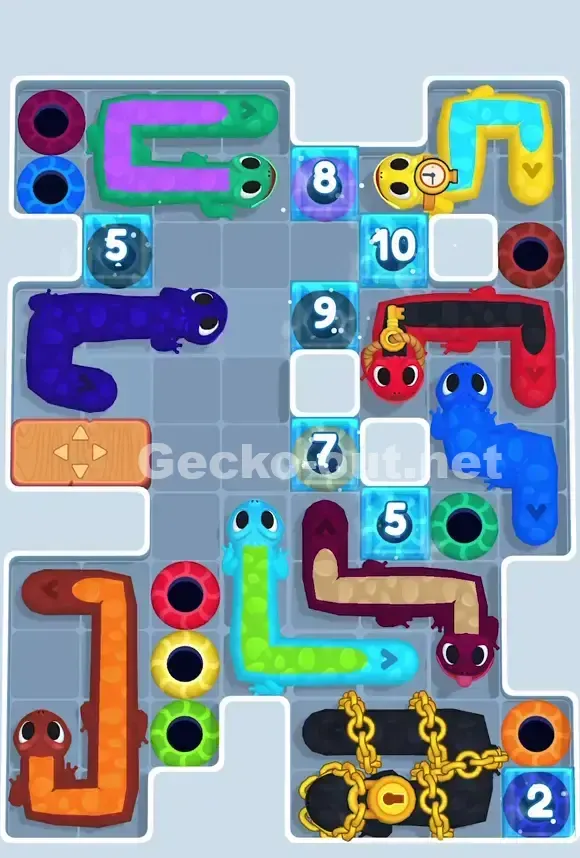 Gecko Out Level 813 Screenshot