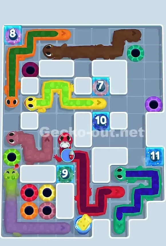 Gecko Out Level 787 Solution 1