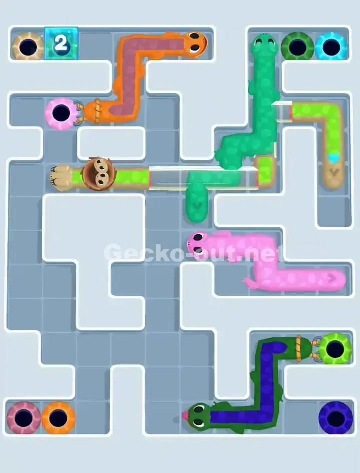 Gecko Out Level 1043 Solution 2