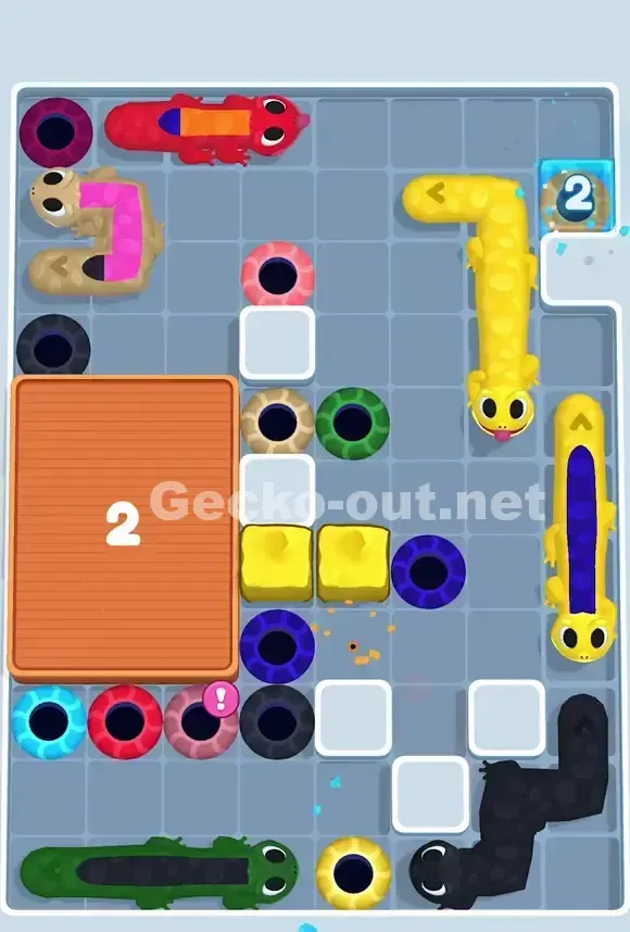 Gecko Out Level 754 Solution 2