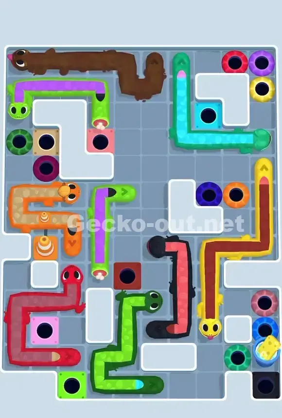 Gecko Out Level 707 Solution 1