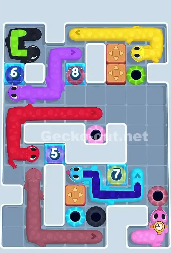 Gecko Out Level 811 Solution 2