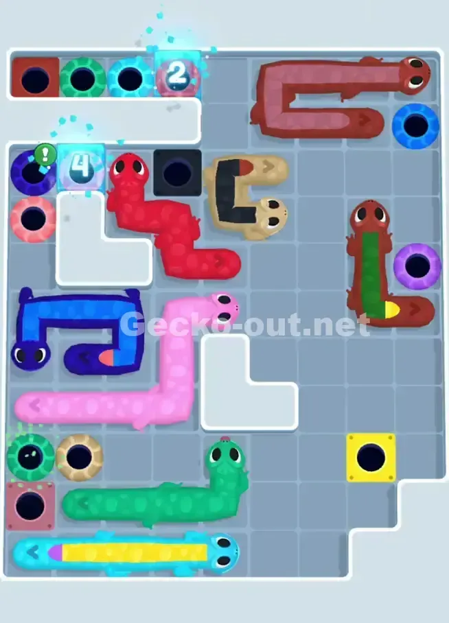 Gecko Out Level 1090 Solution 2