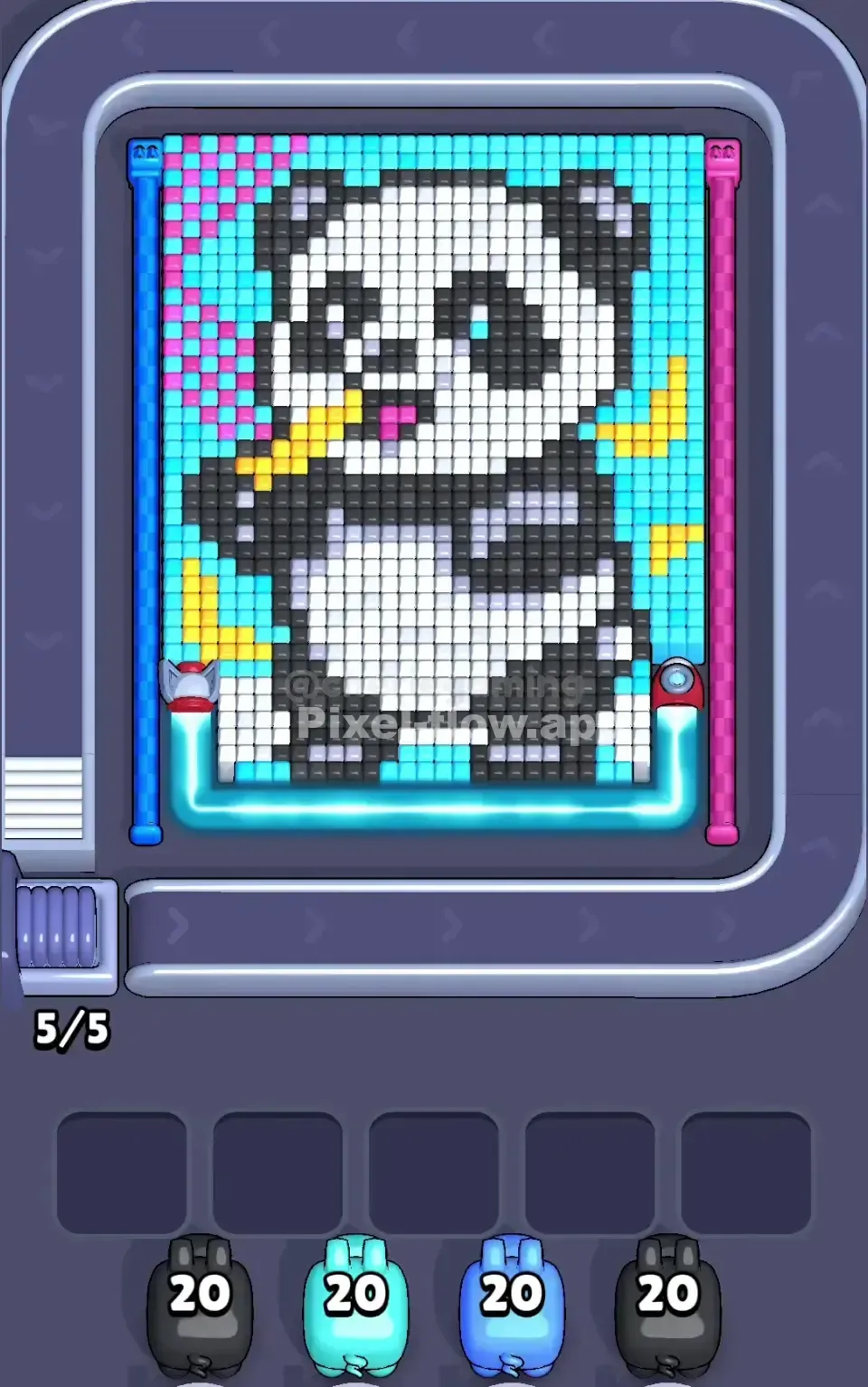 Pixel Flow Level 605 Solution (Wrong Level? Fix Here) 📸