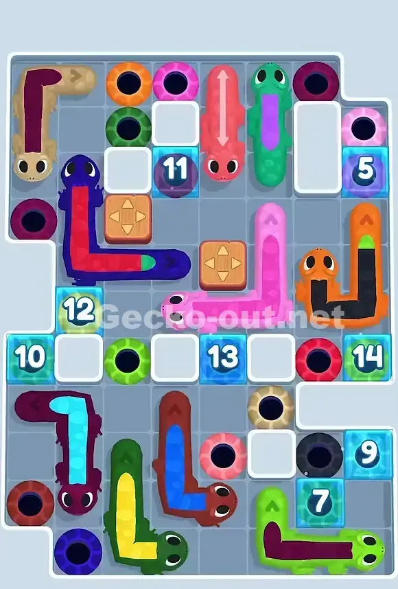 Gecko Out Level 819 Screenshot