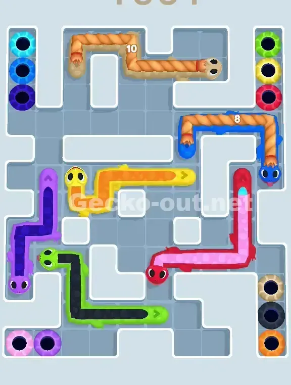 Gecko Out Level 1001 Solution 1