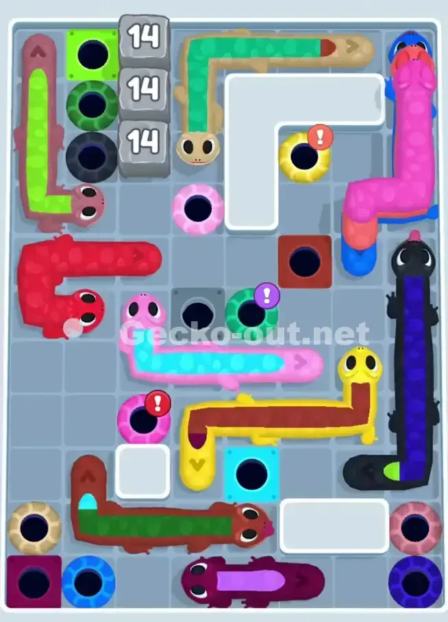 Gecko Out Level 1058 Solution 1