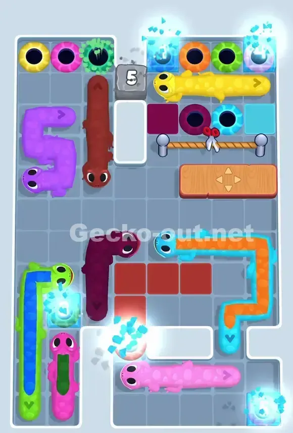 Gecko Out Level 757 Solution 2