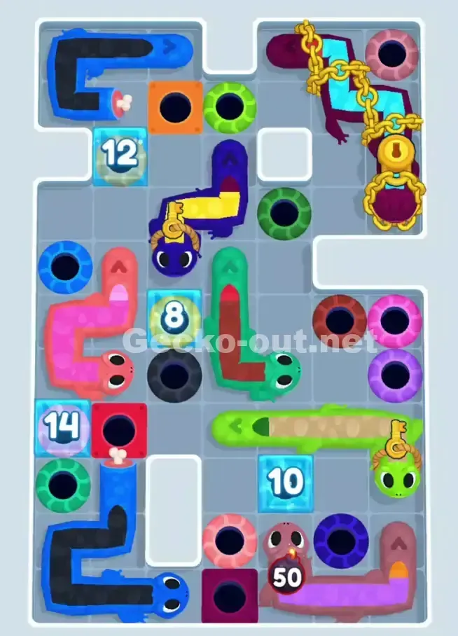 Gecko Out Level 1093 Screenshot