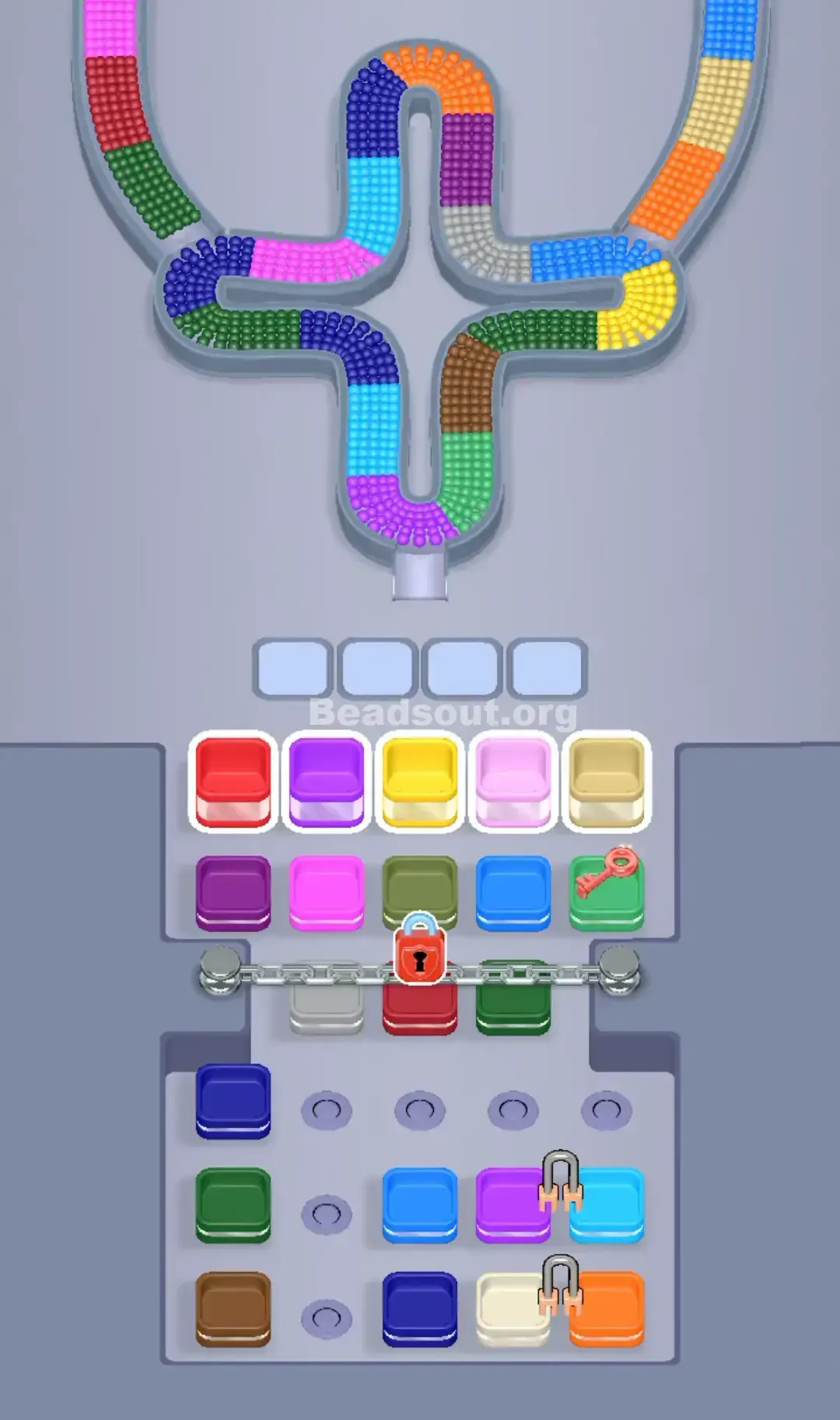 Beads Out Level 446 Walkthrough Solution | Beads Out 446