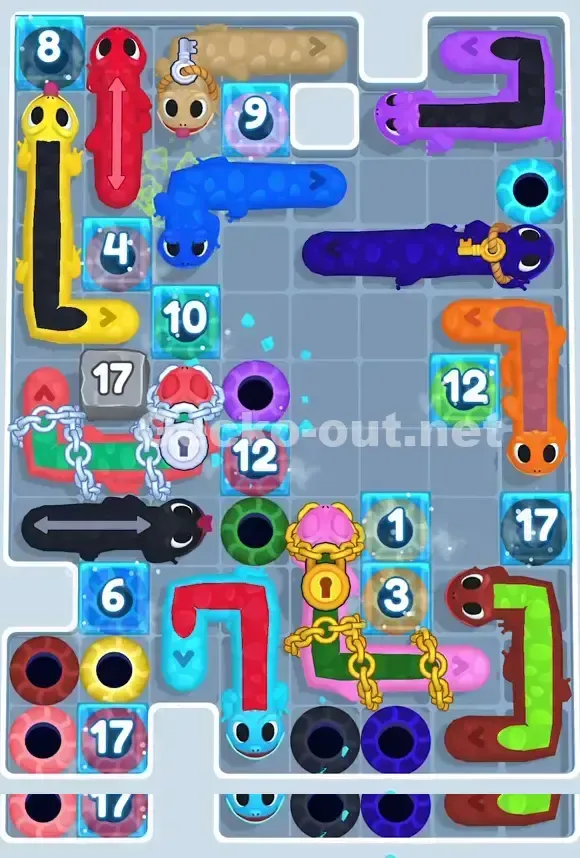 Gecko Out Level 821 Solution 1