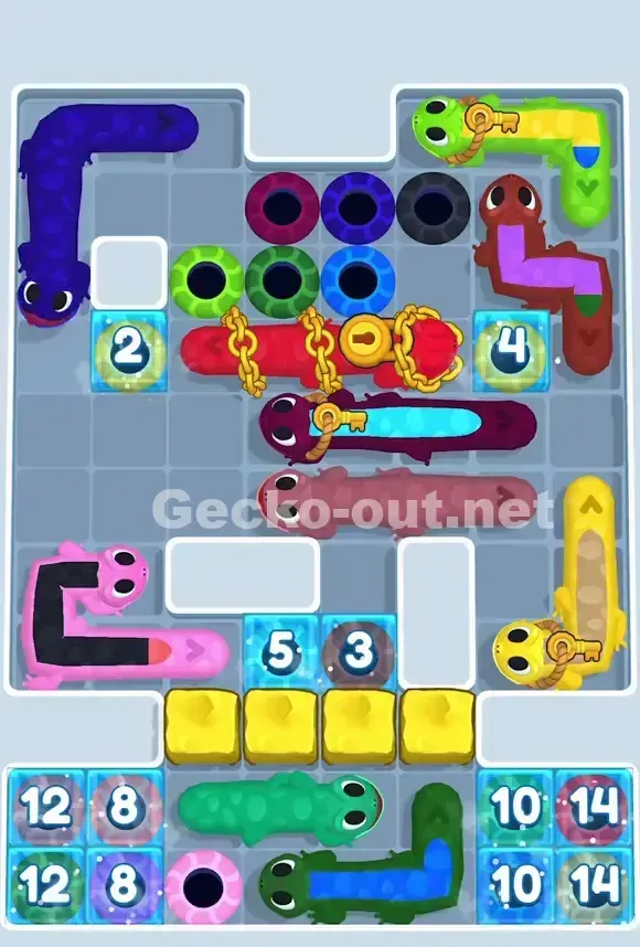 Gecko Out Level 756 Solution 1