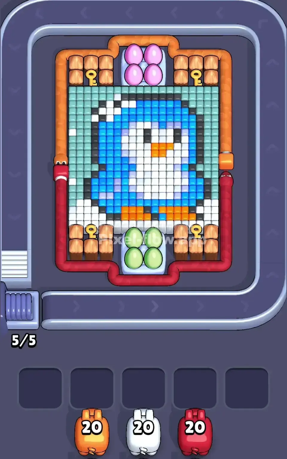 Pixel Flow Level 636 Solution (Wrong Level? Fix Here) 📸