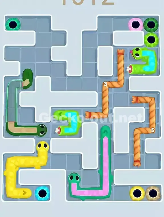 Gecko Out Level 1012 Solution 2