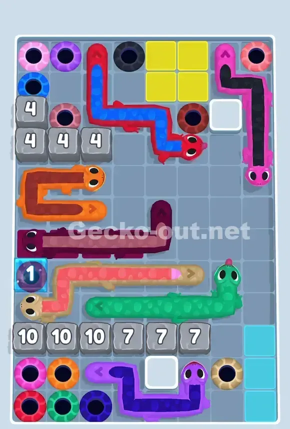 Gecko Out Level 810 Solution 1