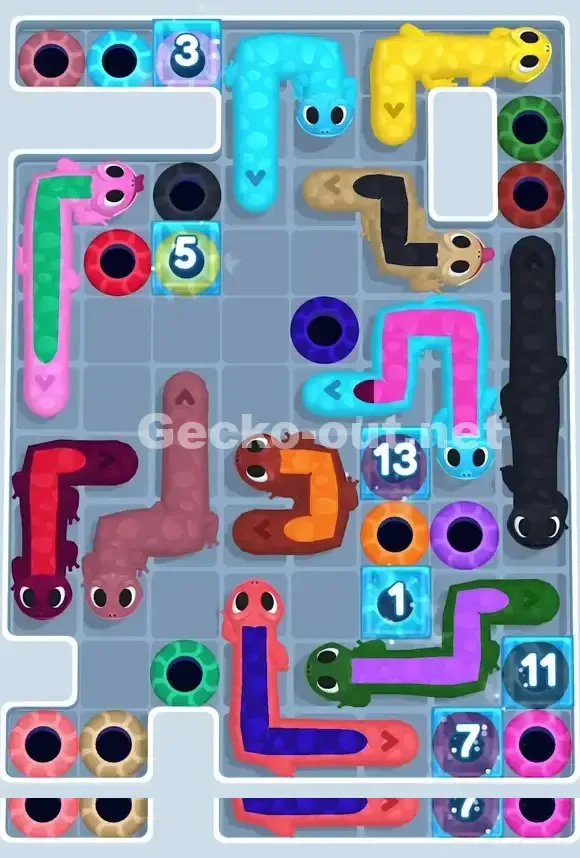 Gecko Out Level 817 Solution 1