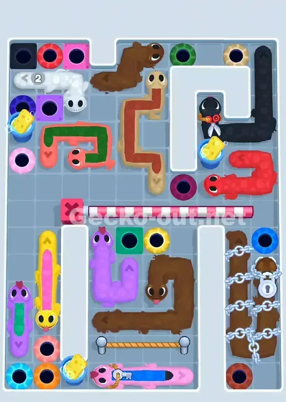 Gecko Out Level 718 Solution 1