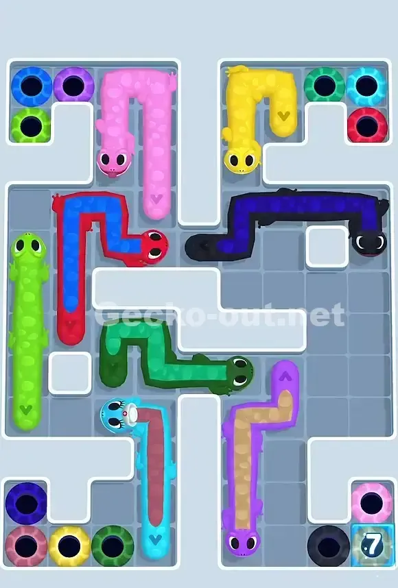 Gecko Out Level 724 Solution 1
