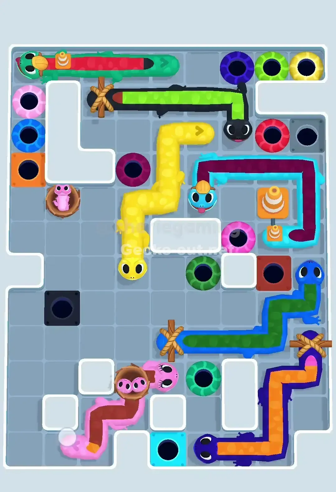 Gecko Out Level 678 Solution 2