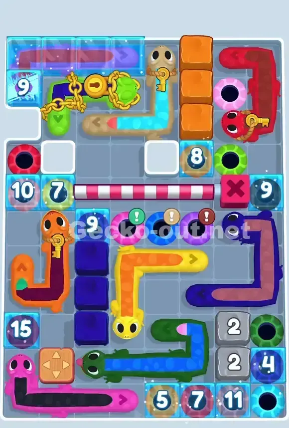 Gecko Out Level 809 Screenshot