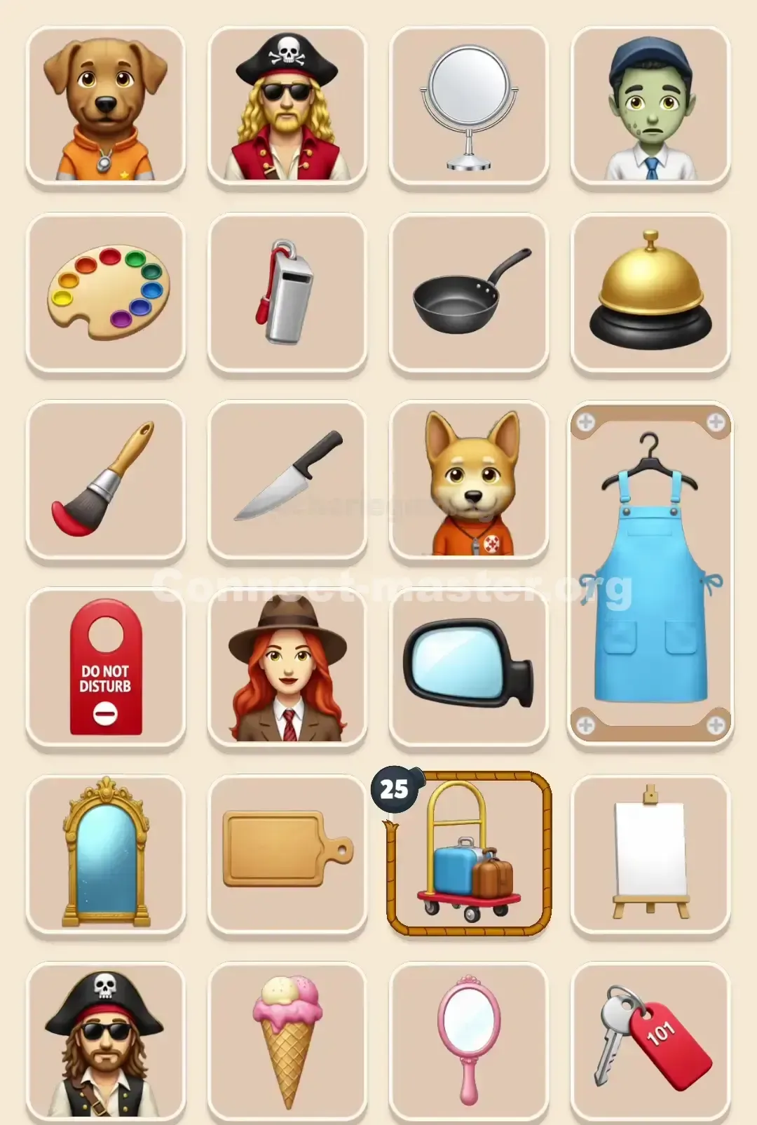 Connect Master Level 195 Solution 1