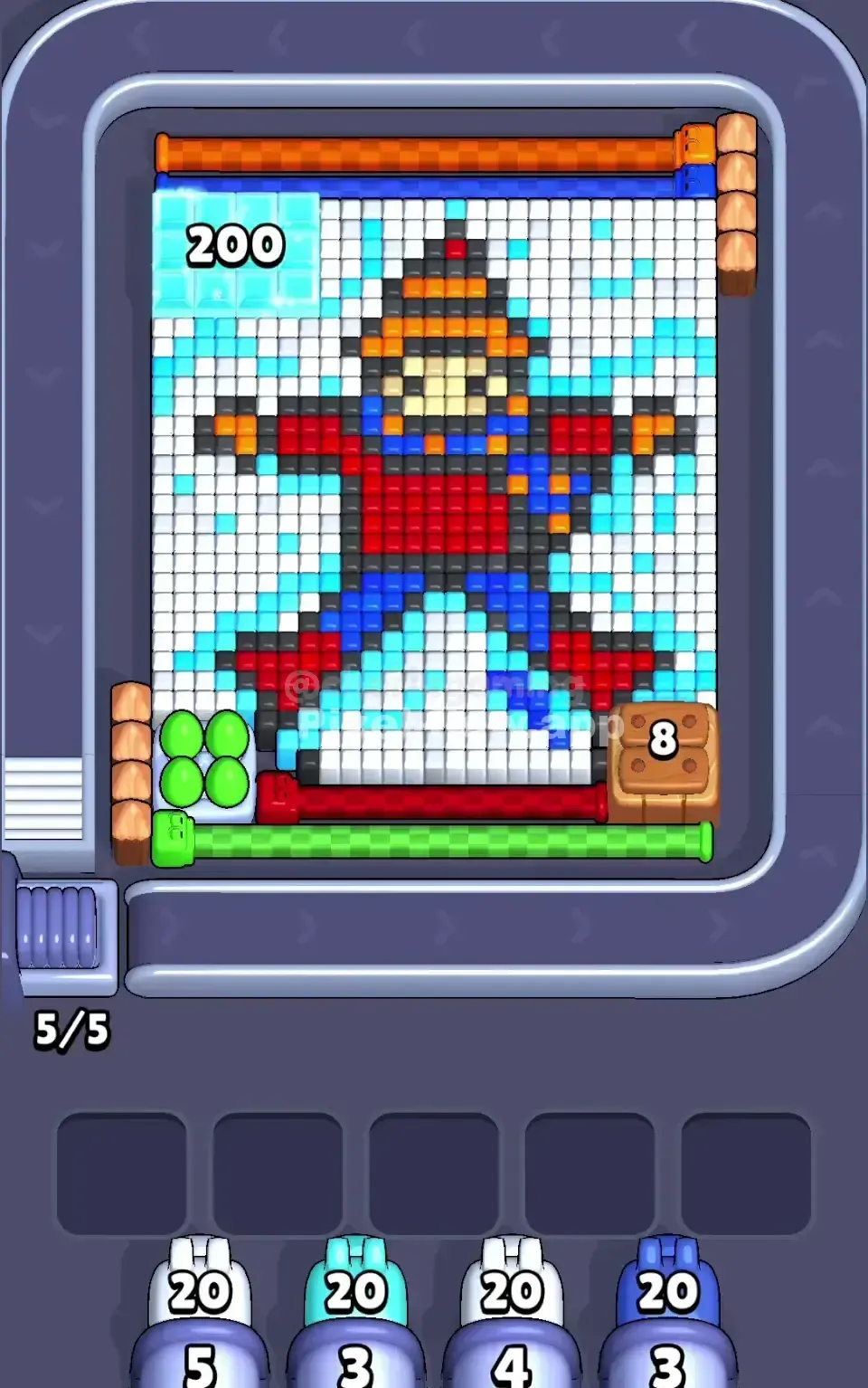 Pixel Flow Level 421 Solution (Wrong Level? Fix Here) 📸