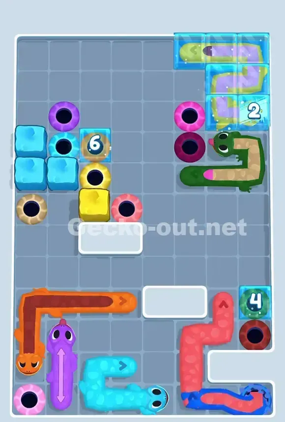 Gecko Out Level 818 Solution 2