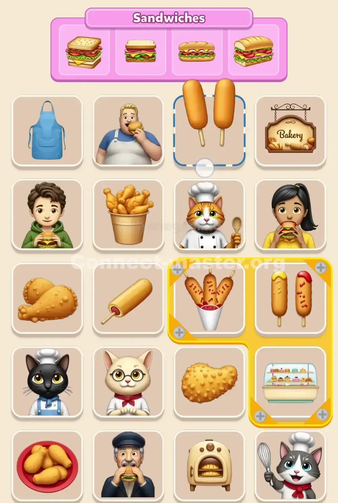 Connect Master Level 214 Solution 3