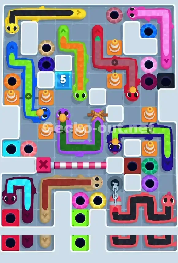 Gecko Out Level 711 Screenshot