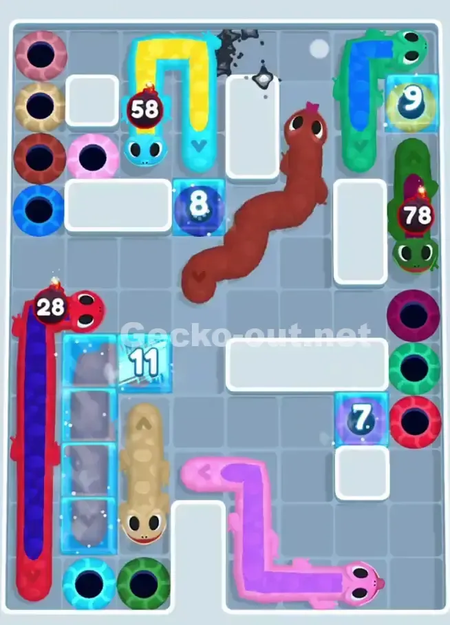 Gecko Out Level 1077 Solution 1