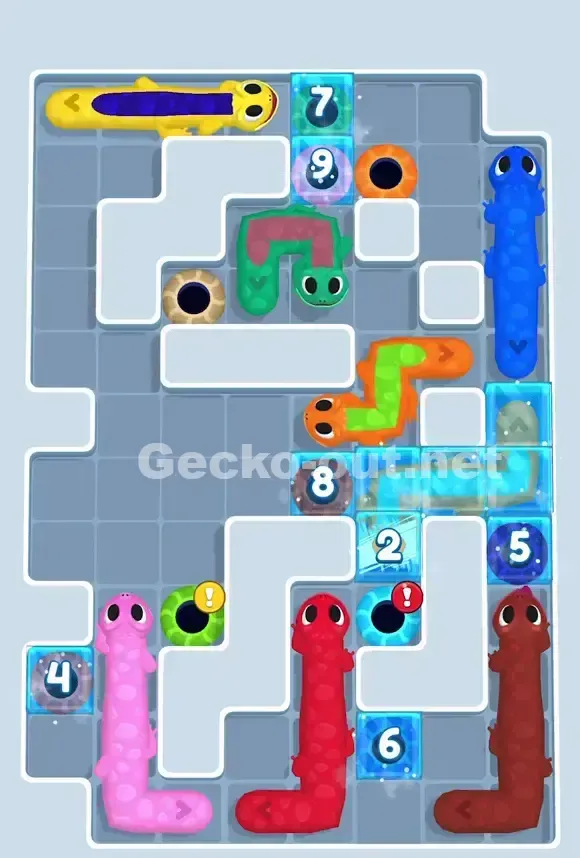 Gecko Out Level 822 Solution 2