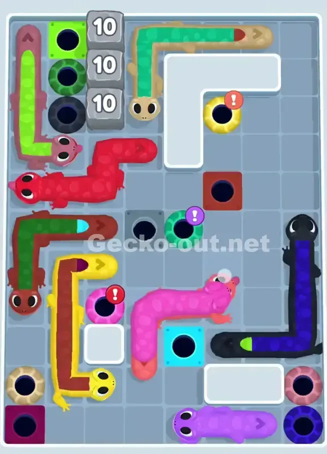Gecko Out Level 1058 Solution 2
